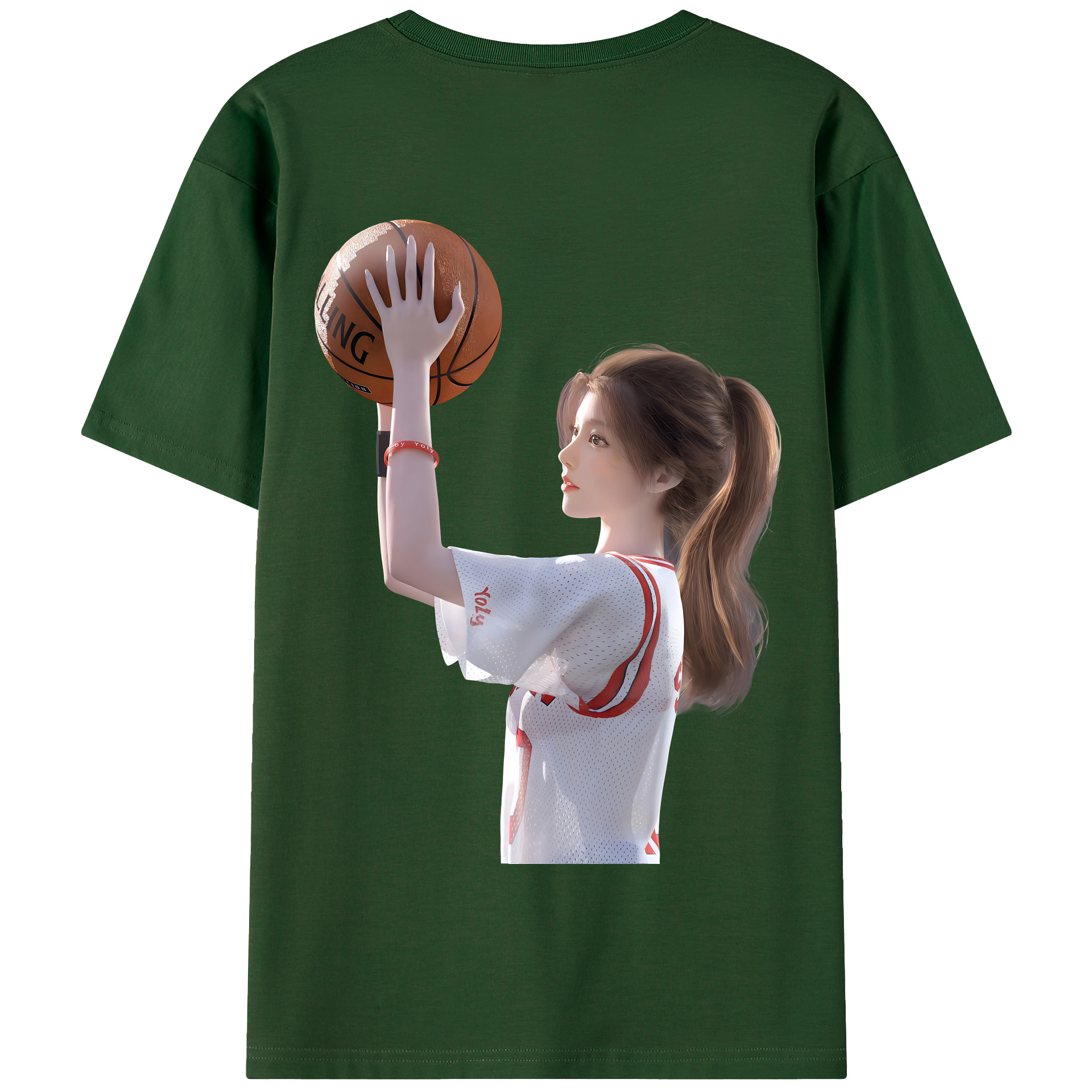 SLAM DUNK／スラムダンク 綿100％半袖Tシャツ（背面プリント）